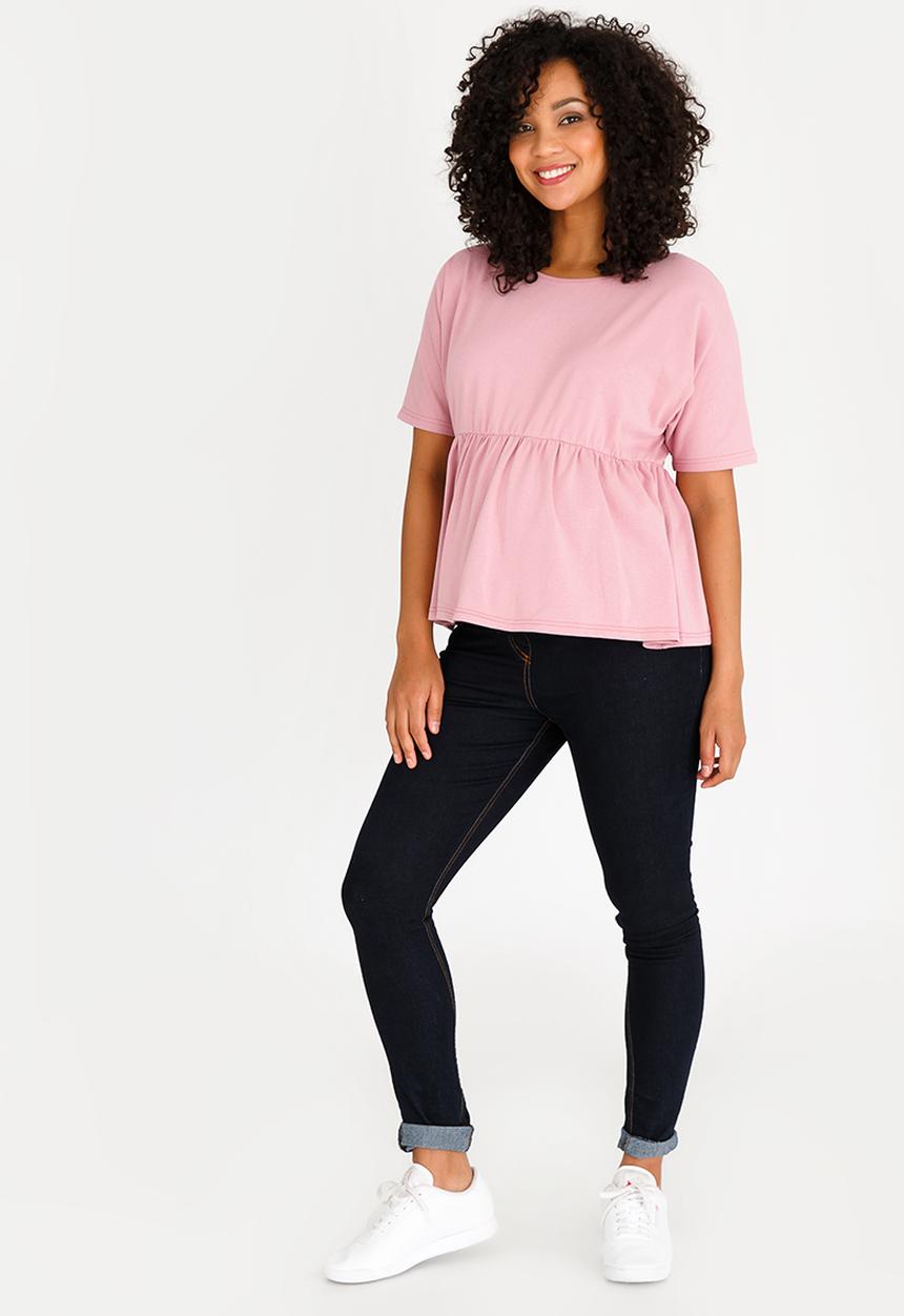 edit Maternity - Empire-line tee - pink