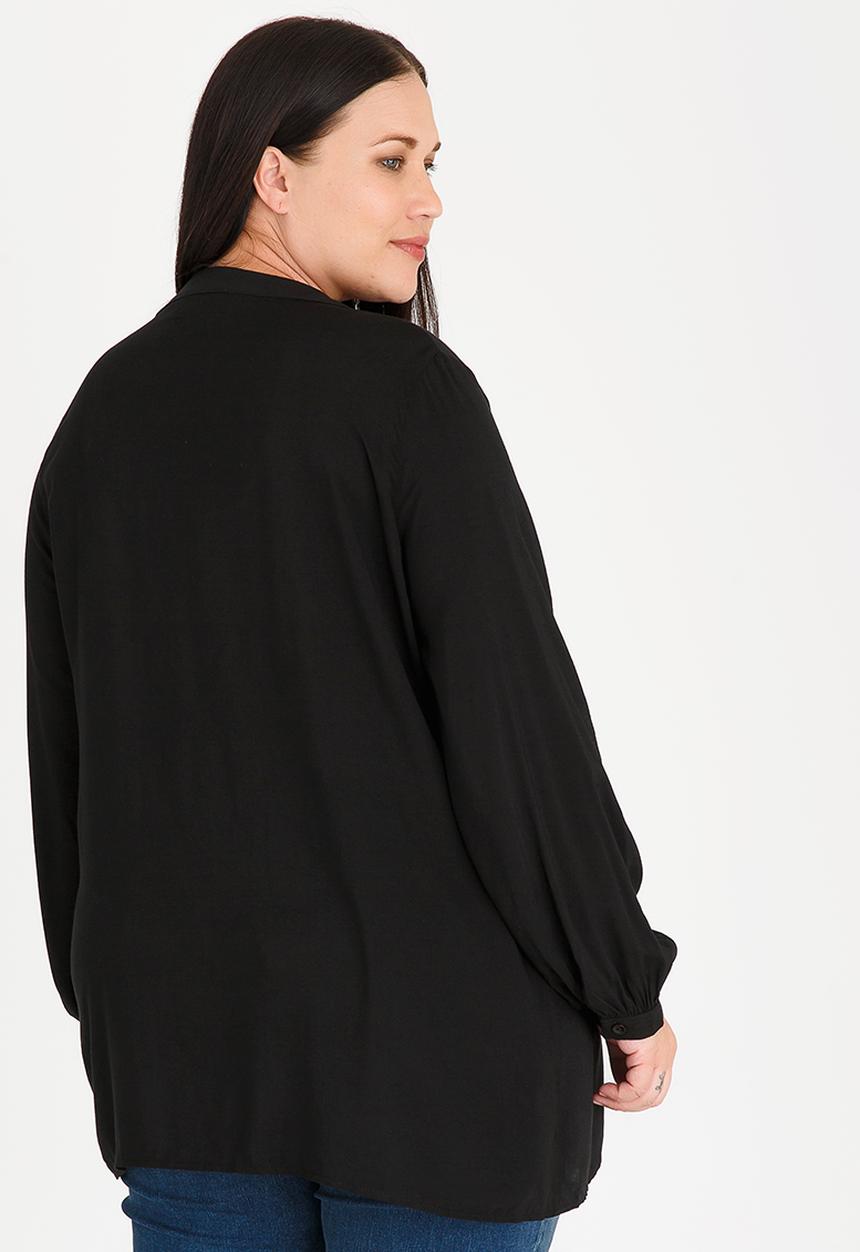 edit Plus - Henley Tunic Black