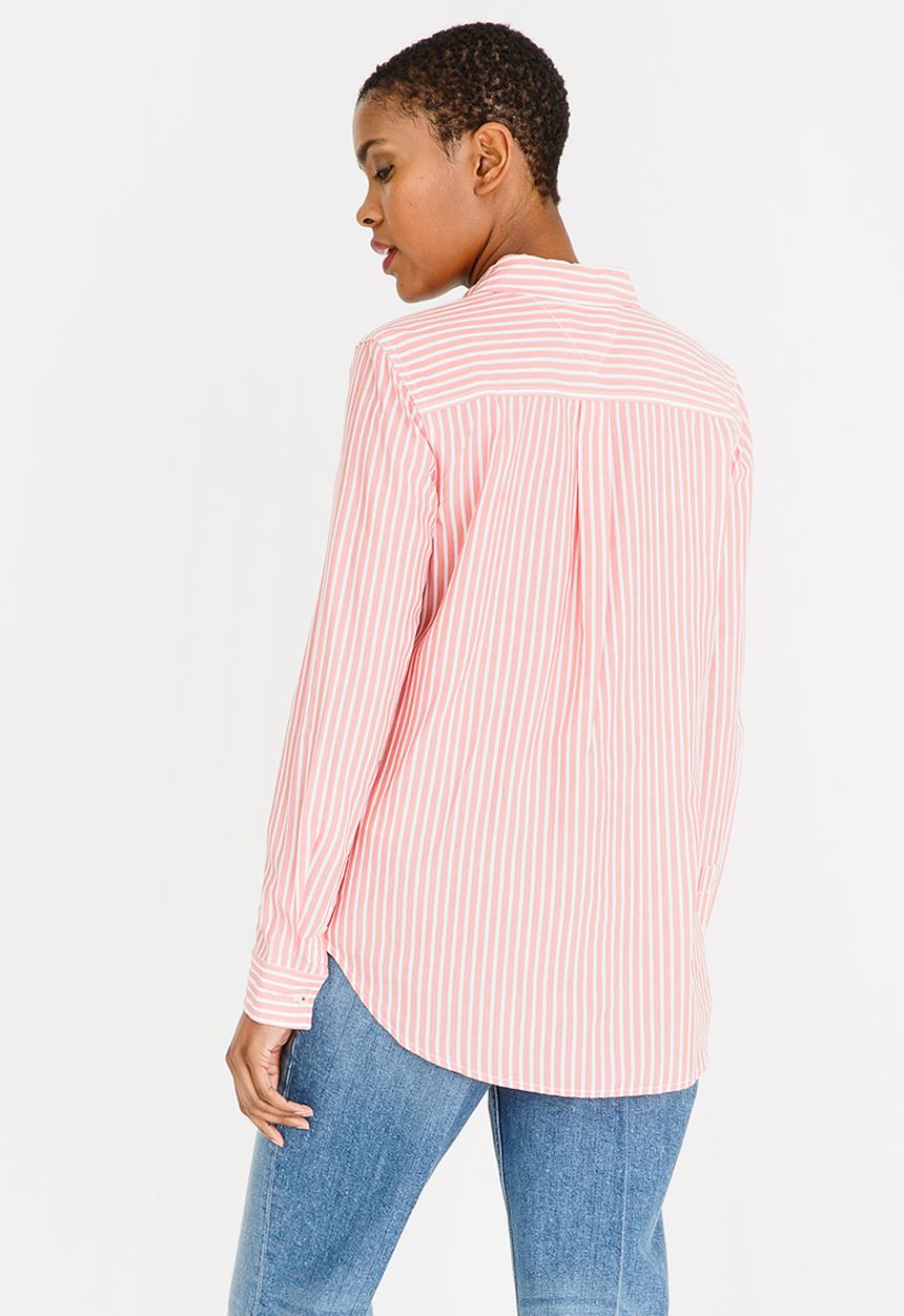 Tommy Hilfiger - Regular Stripe Shirt Red