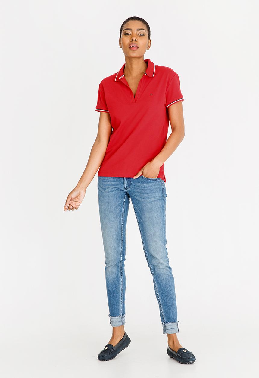 Tommy Hilfiger - Modern Fit Polo Red
