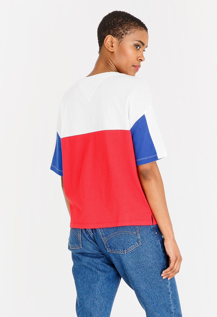Tommy Hilfiger - Colour Block Tee White