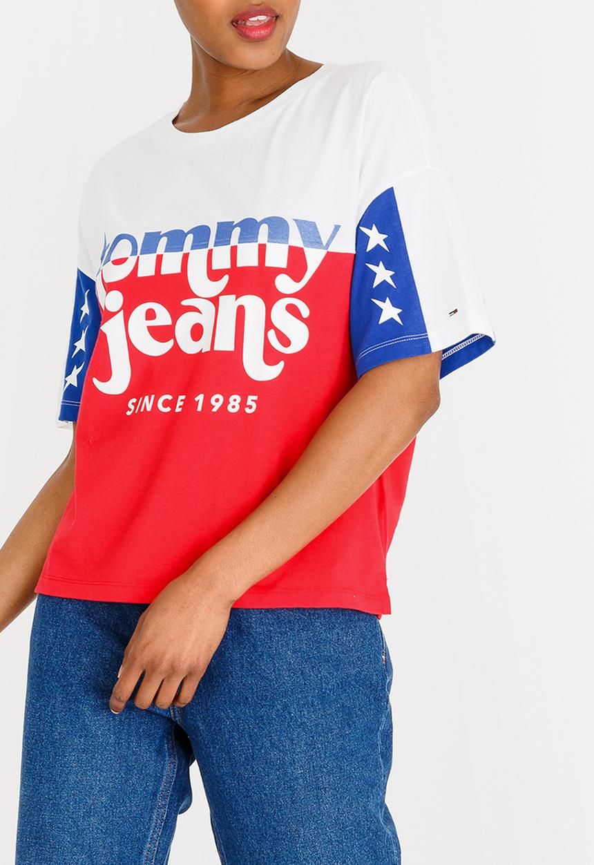 Tommy Hilfiger - Colour Block Tee White