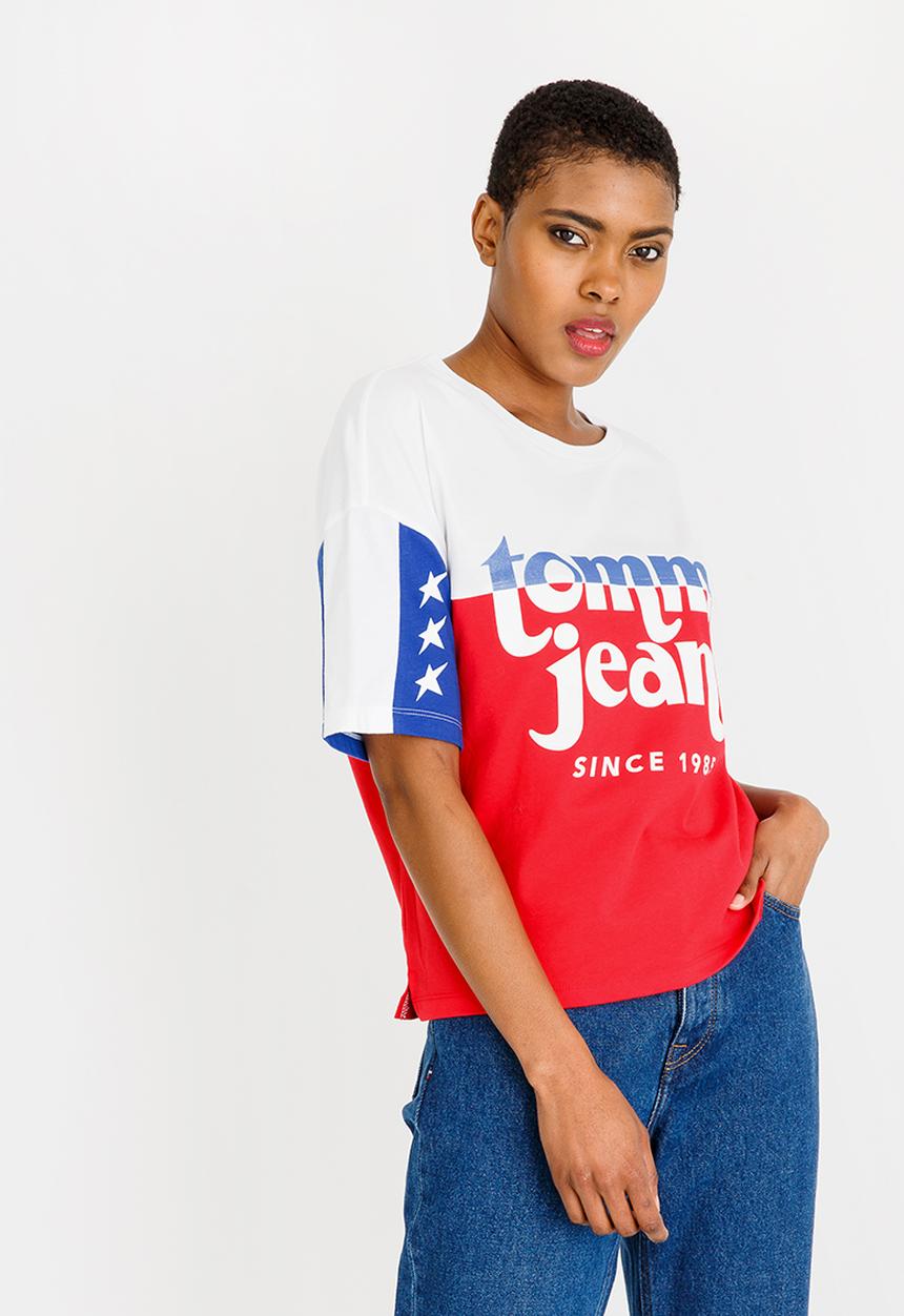 Tommy Hilfiger - Colour Block Tee White