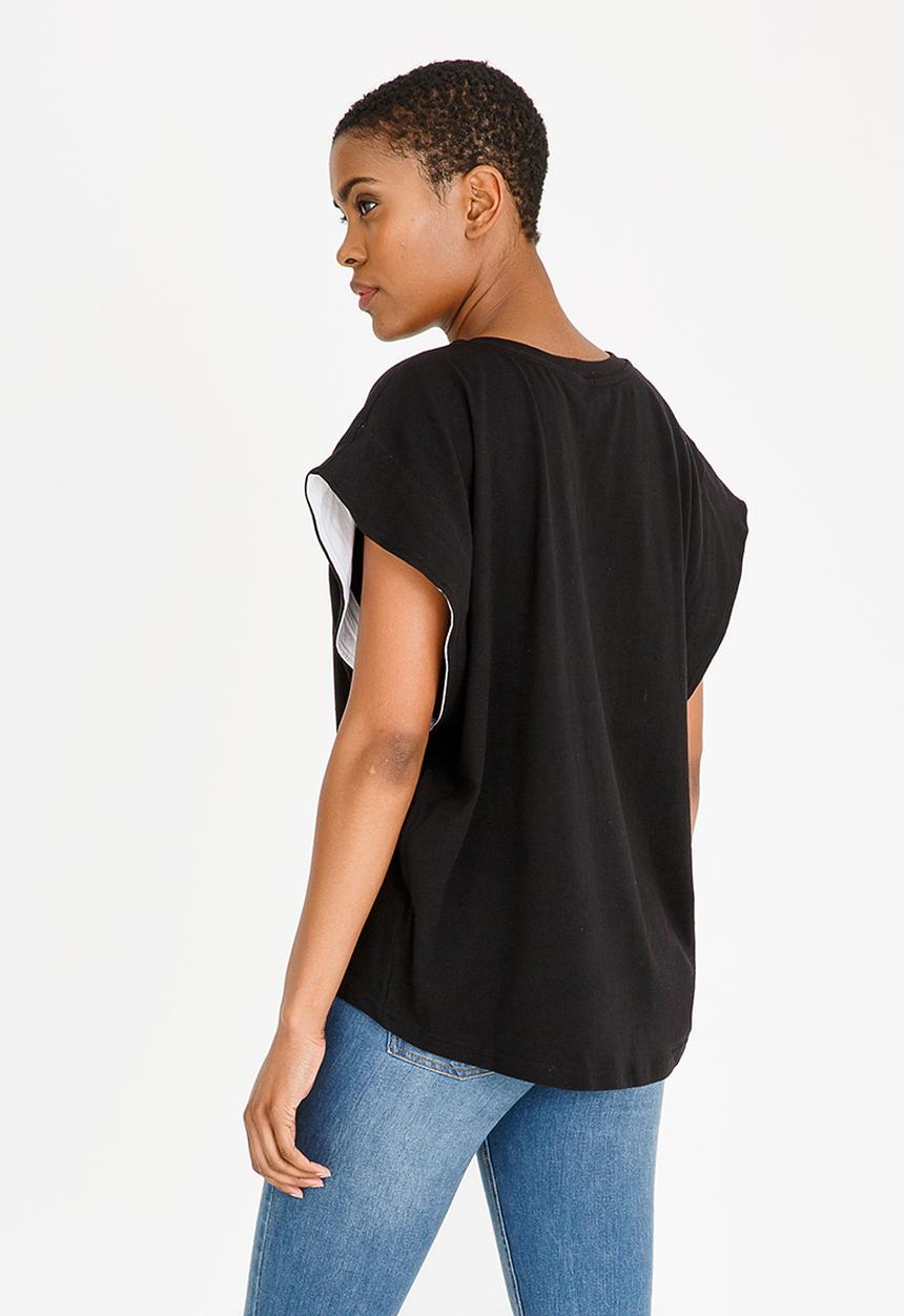 STYLE REPUBLIC - Oversized T-Shirt Black
