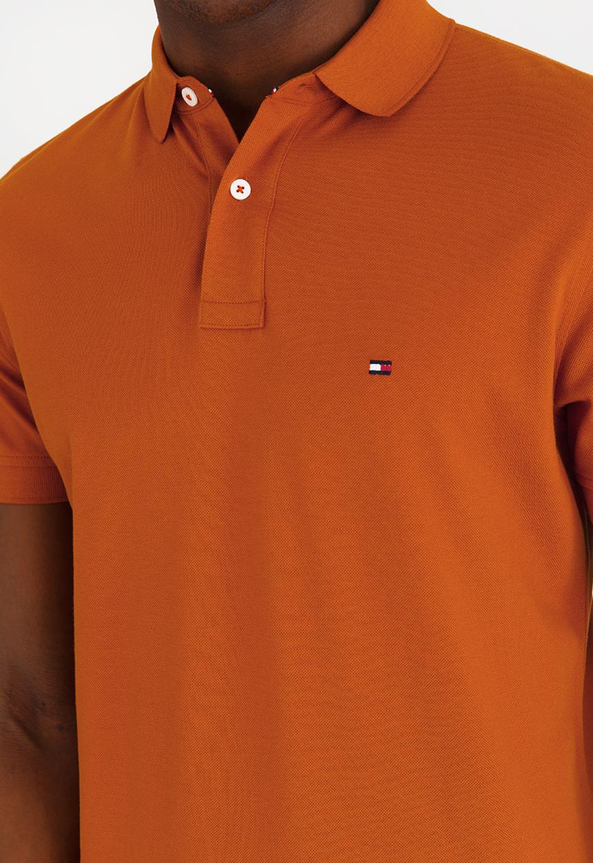 Tommy Hilfiger - Regular Polo Golfer Rust