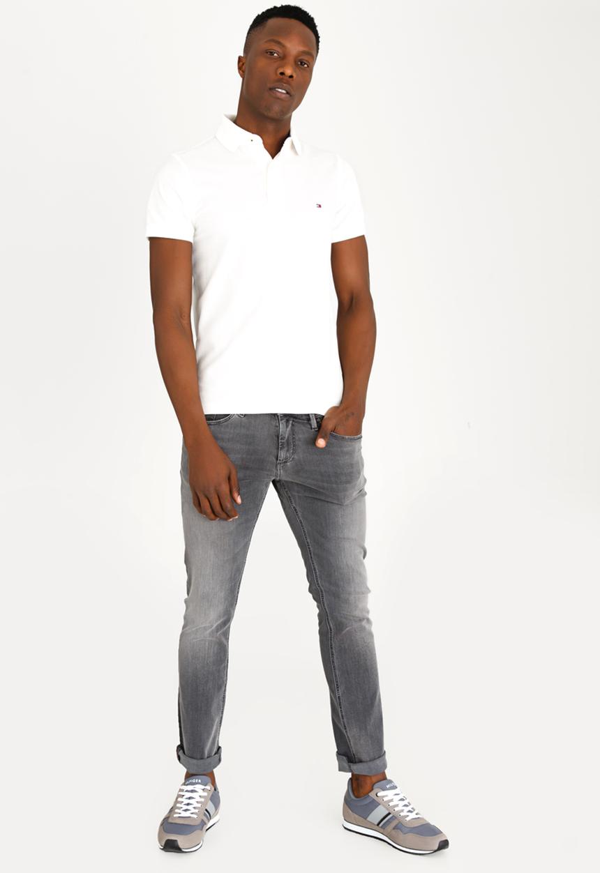 Tommy Hilfiger - Slim Fit Polo Golfer White