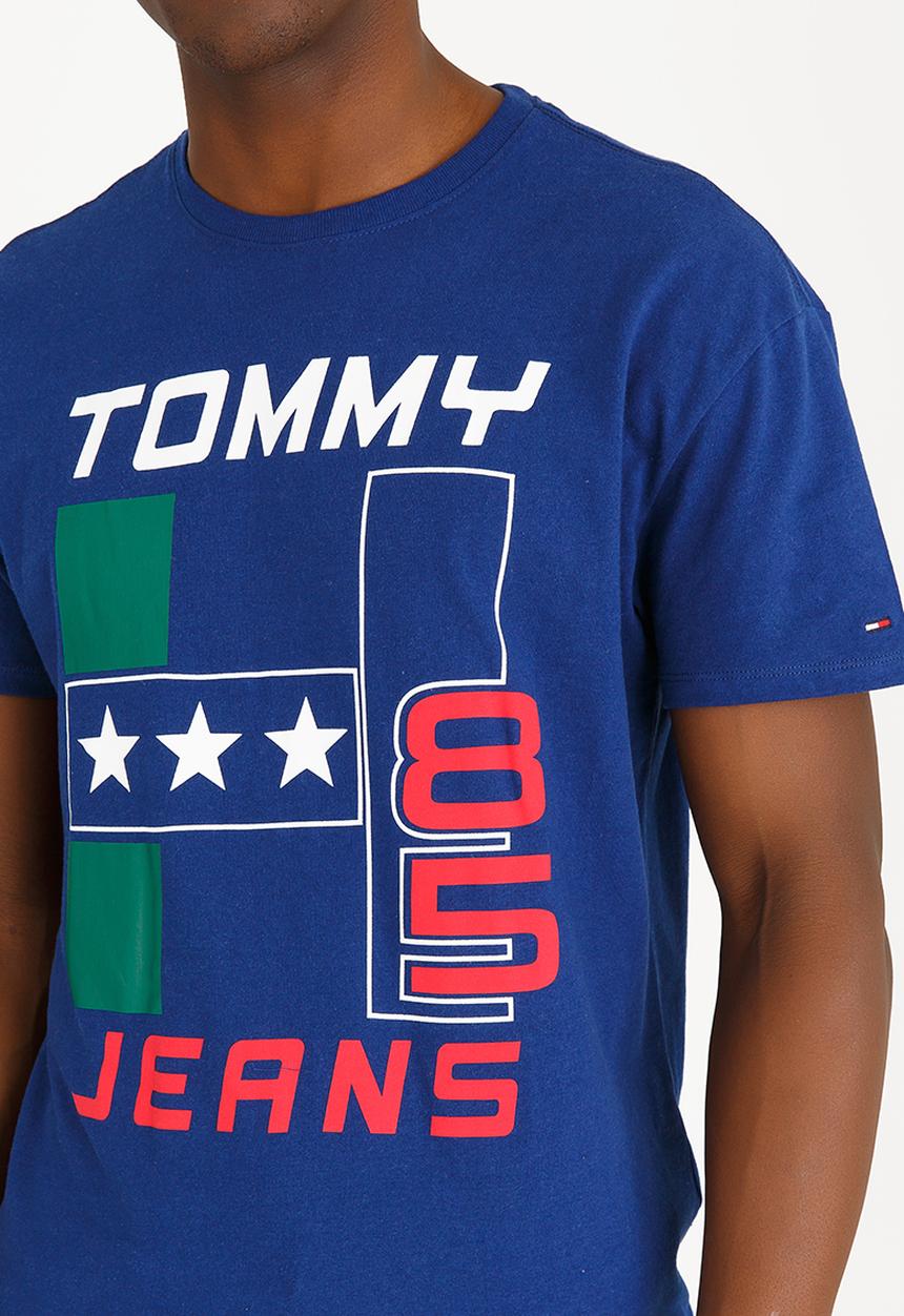 Tommy Hilfiger - Basic Cotton T-shirt Blue