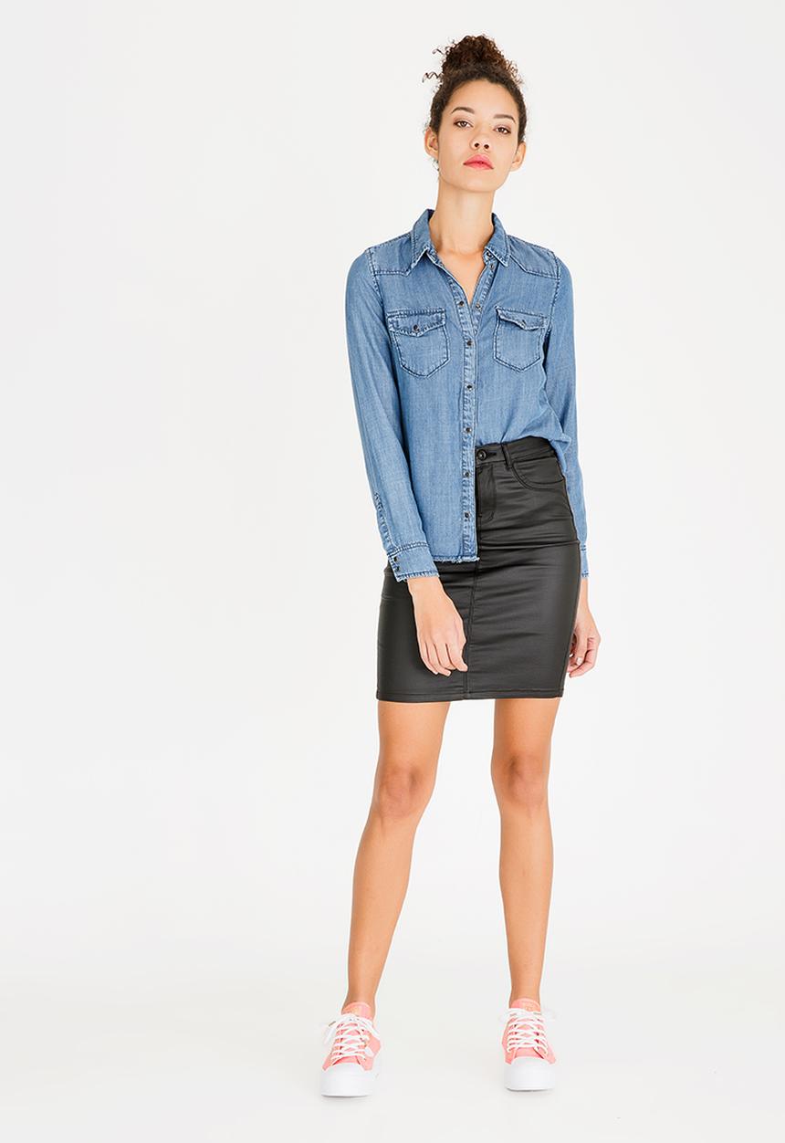 ONLY - Lucky Denim Shirt Blue