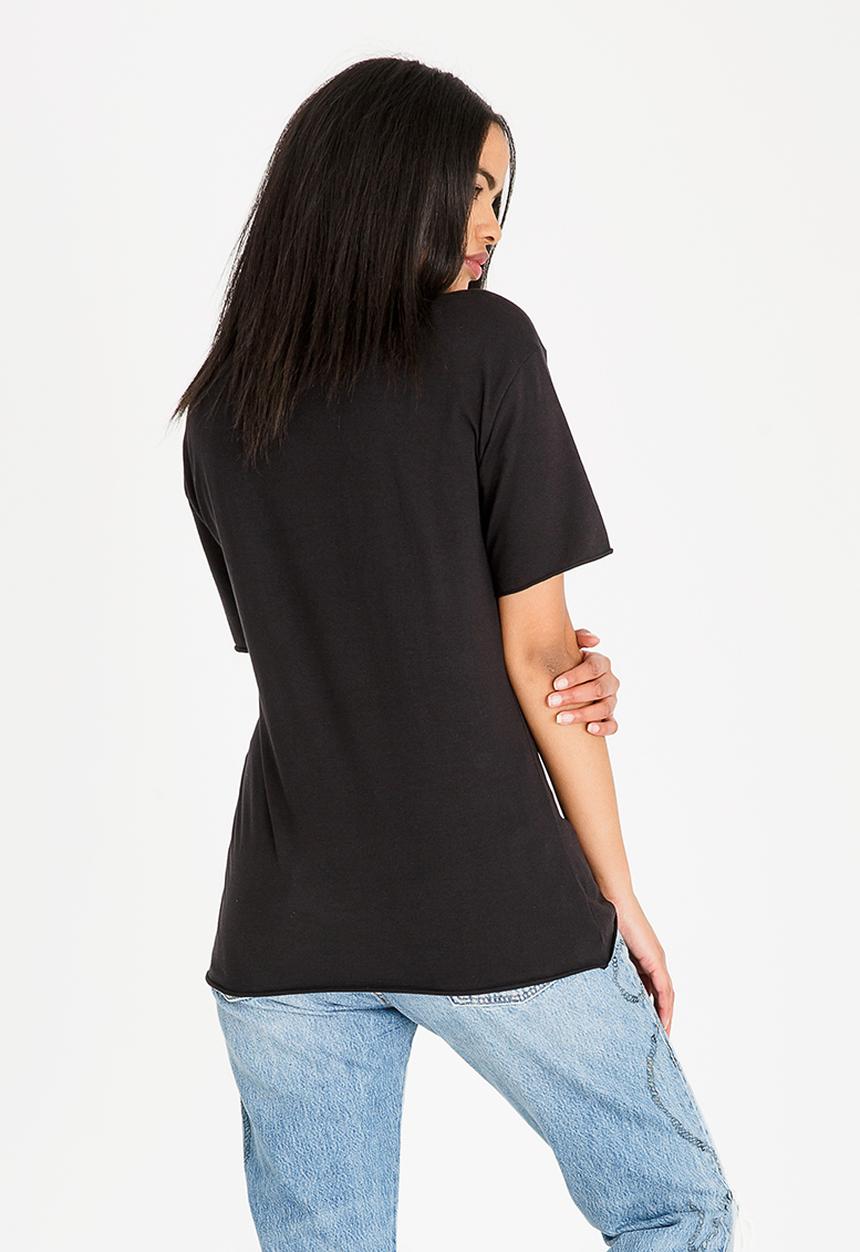 ONLY - Corinnne Lace Up Top Black