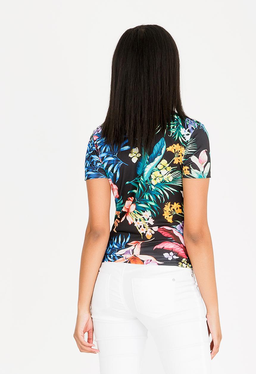 SISSY BOY - Crazy Times Printed Wrap Top Multi-colour