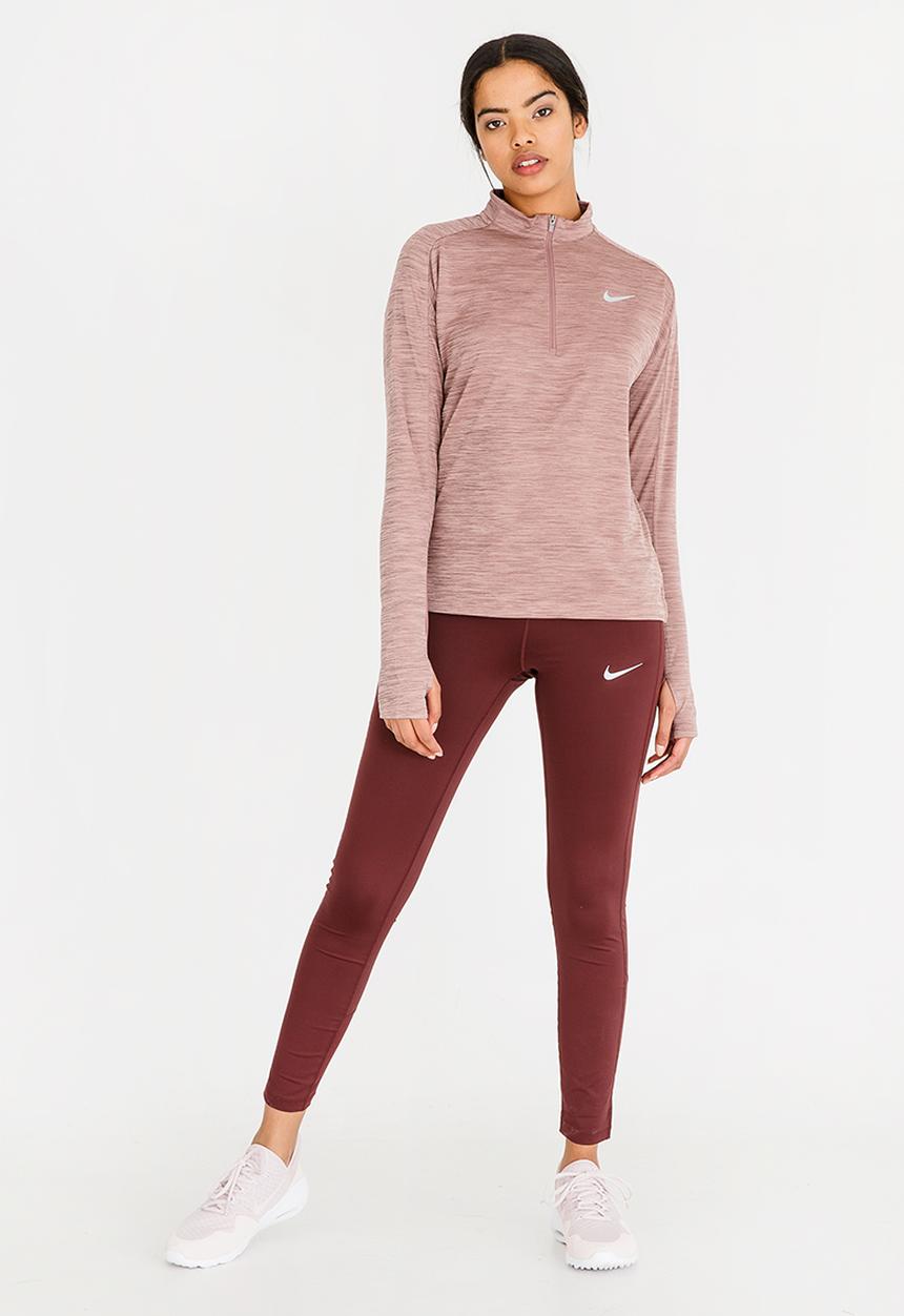 Nike - Nike Long Sleeve Running Top Mid Purple