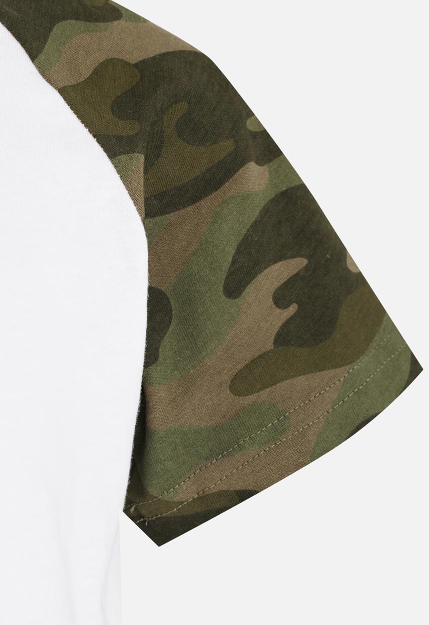 MINOTI - Army Raglan Print Camo Tee Off White