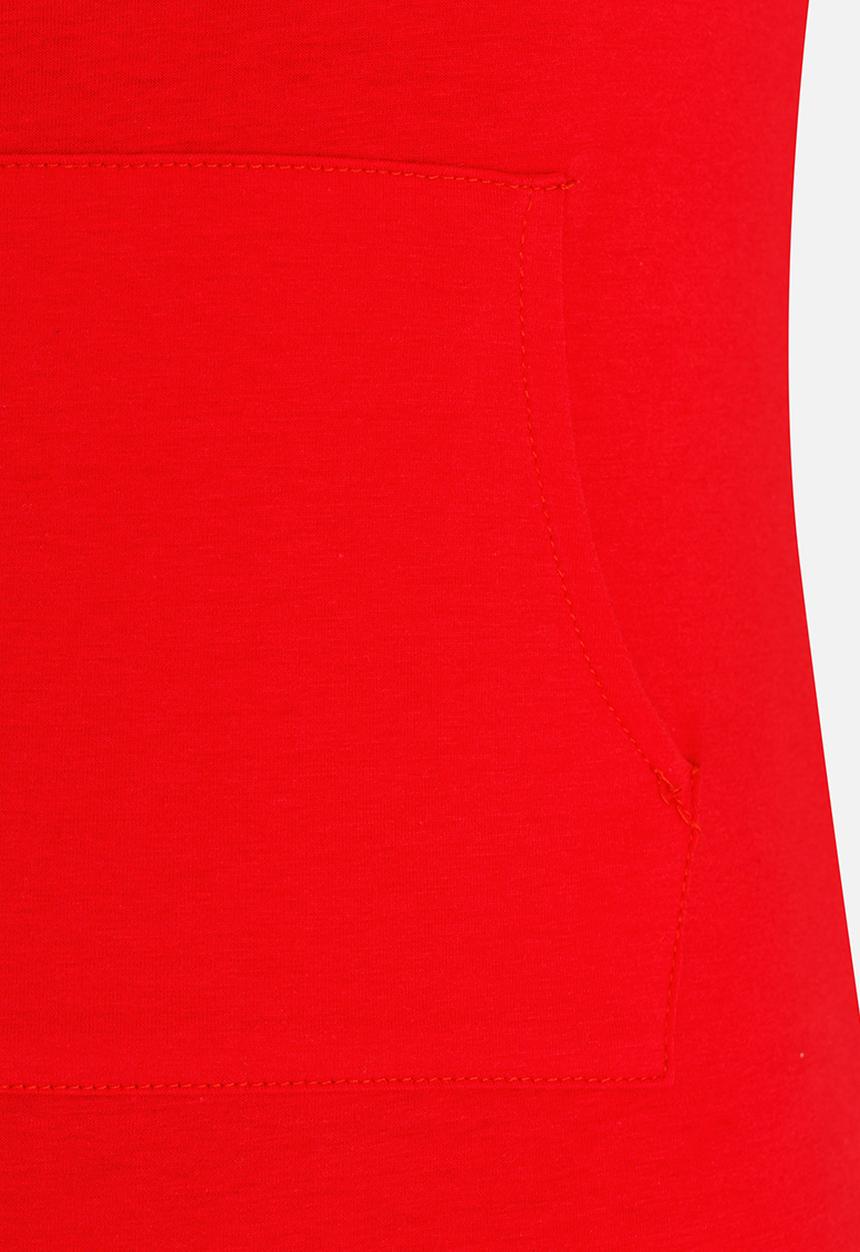 Pop Candy - Hooded Dress Red
