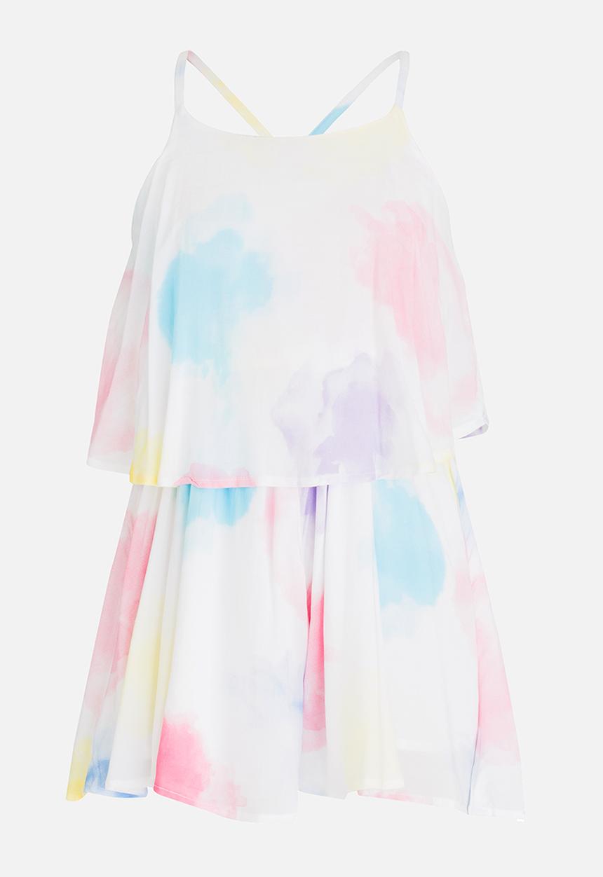 MINOTI - Beachy AOP playsuit - multi-colour