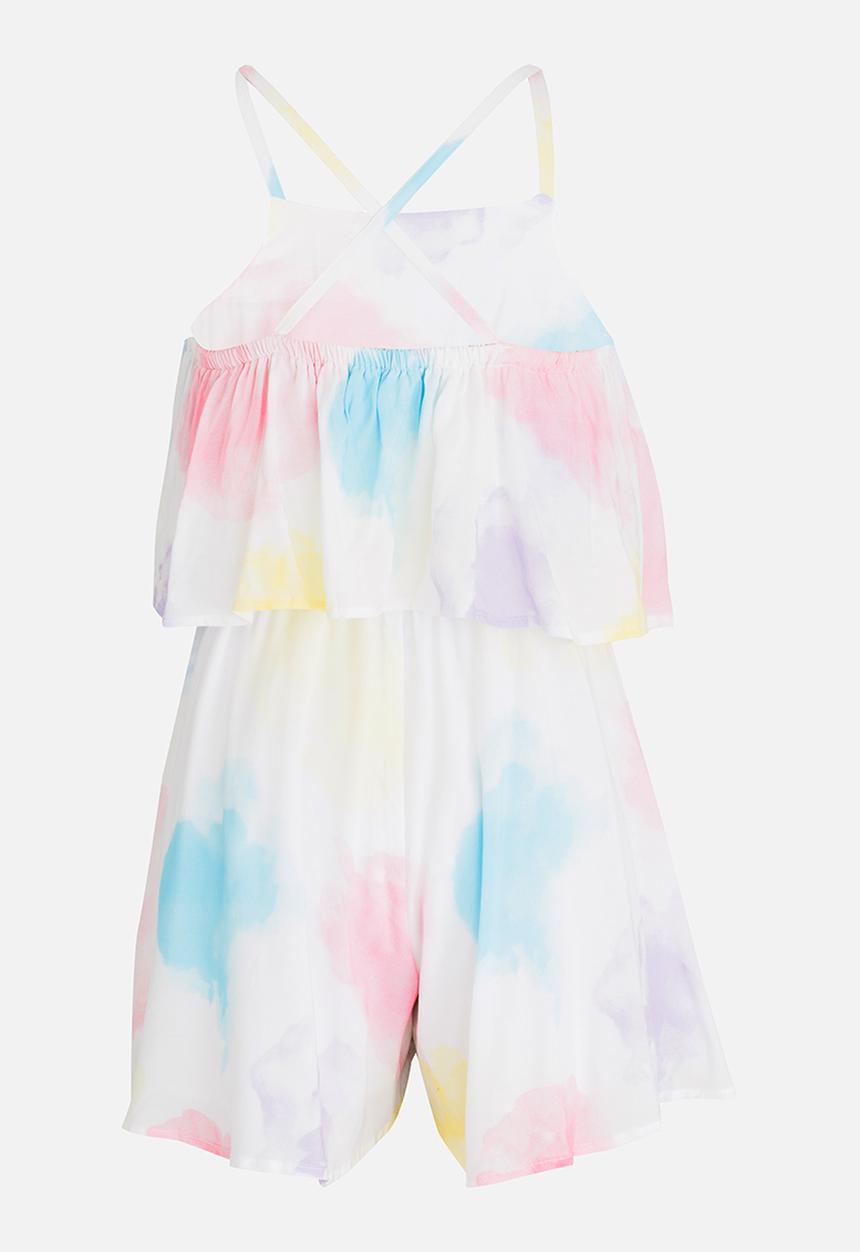 MINOTI - Beachy AOP playsuit - multi-colour