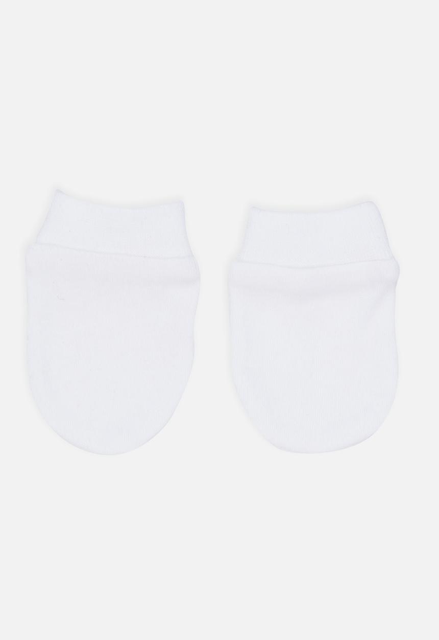 MINOTI - Unisex 3 Pack Mittens White
