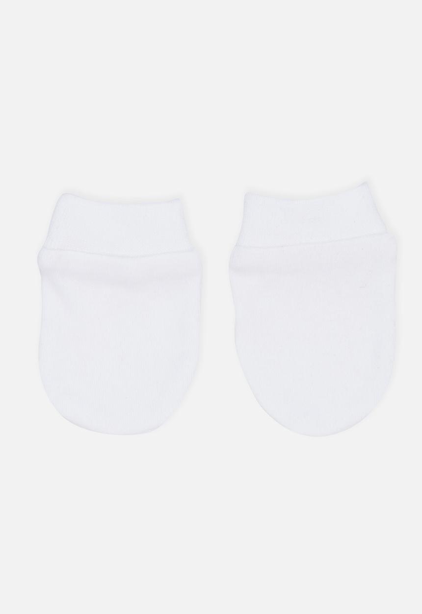 MINOTI - Unisex 3 Pack Mittens White