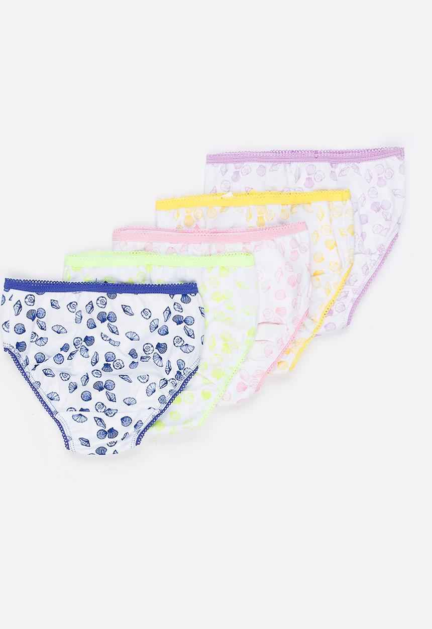 MINOTI - 5 Pack AOP Bikini Briefs Multi-colour