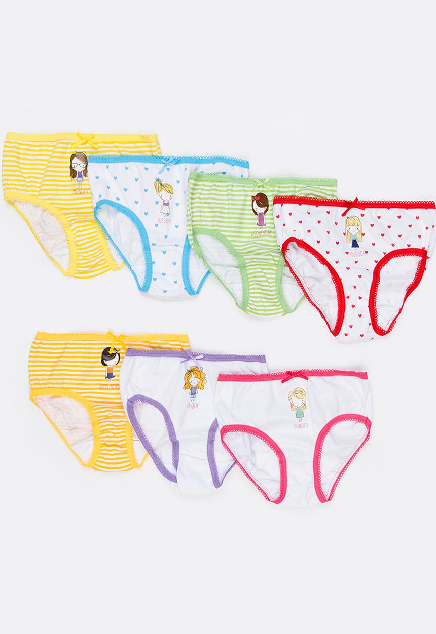 MINOTI - 7 Pack Character Print Bikini Briefs Multi-colour