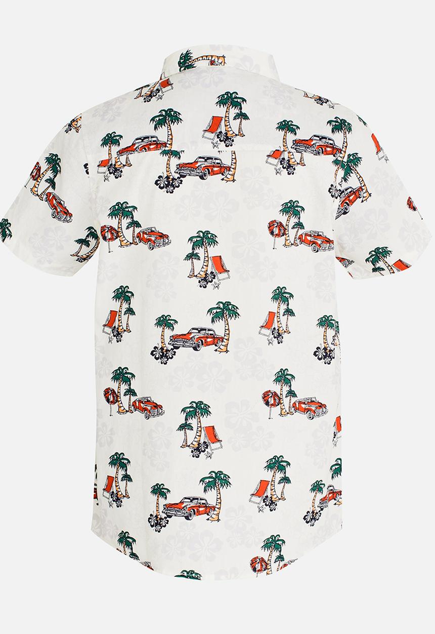 Brave Soul - Printed Shirt Milk