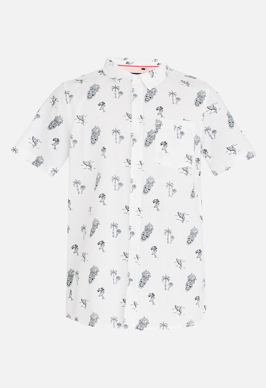 Brave Soul - Printed Shirt Milk