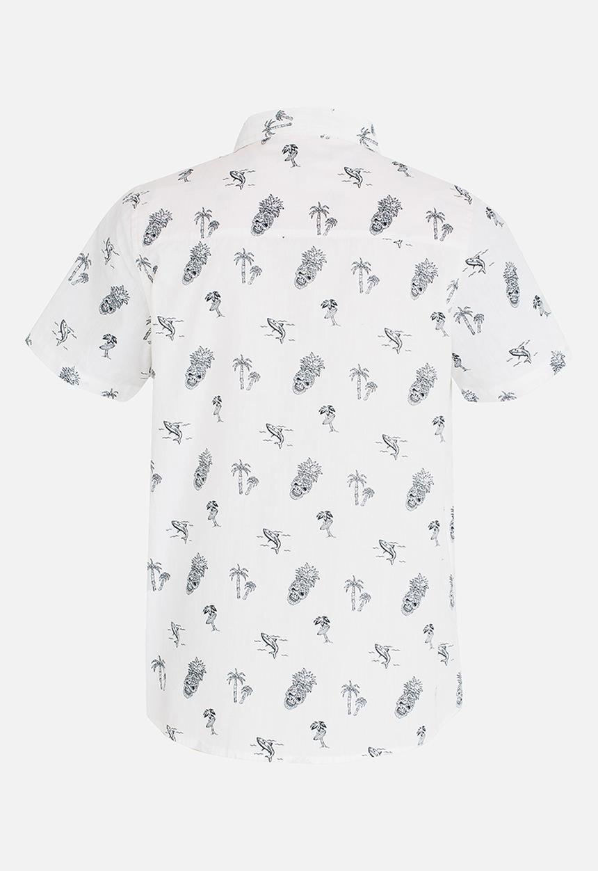Brave Soul - Printed Shirt Milk