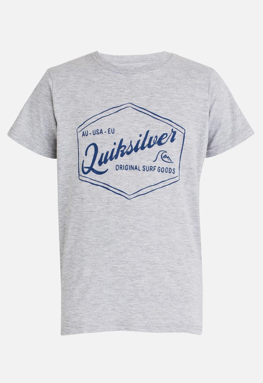 Quiksilver - Better Things Boys 3 Tee Grey Melange