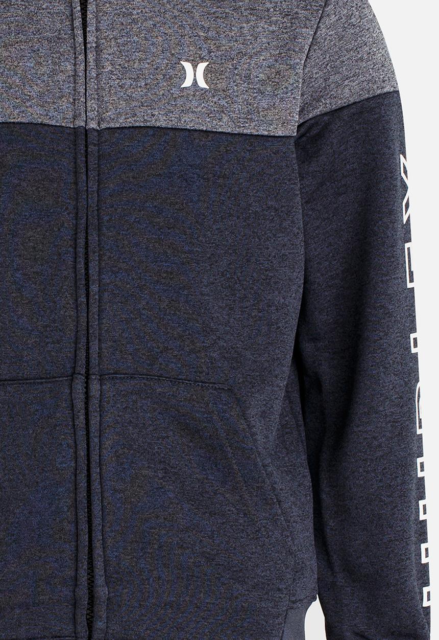 Hurley - Hurley Dri-Fit Solar Zip Front Hoodie Charcoal