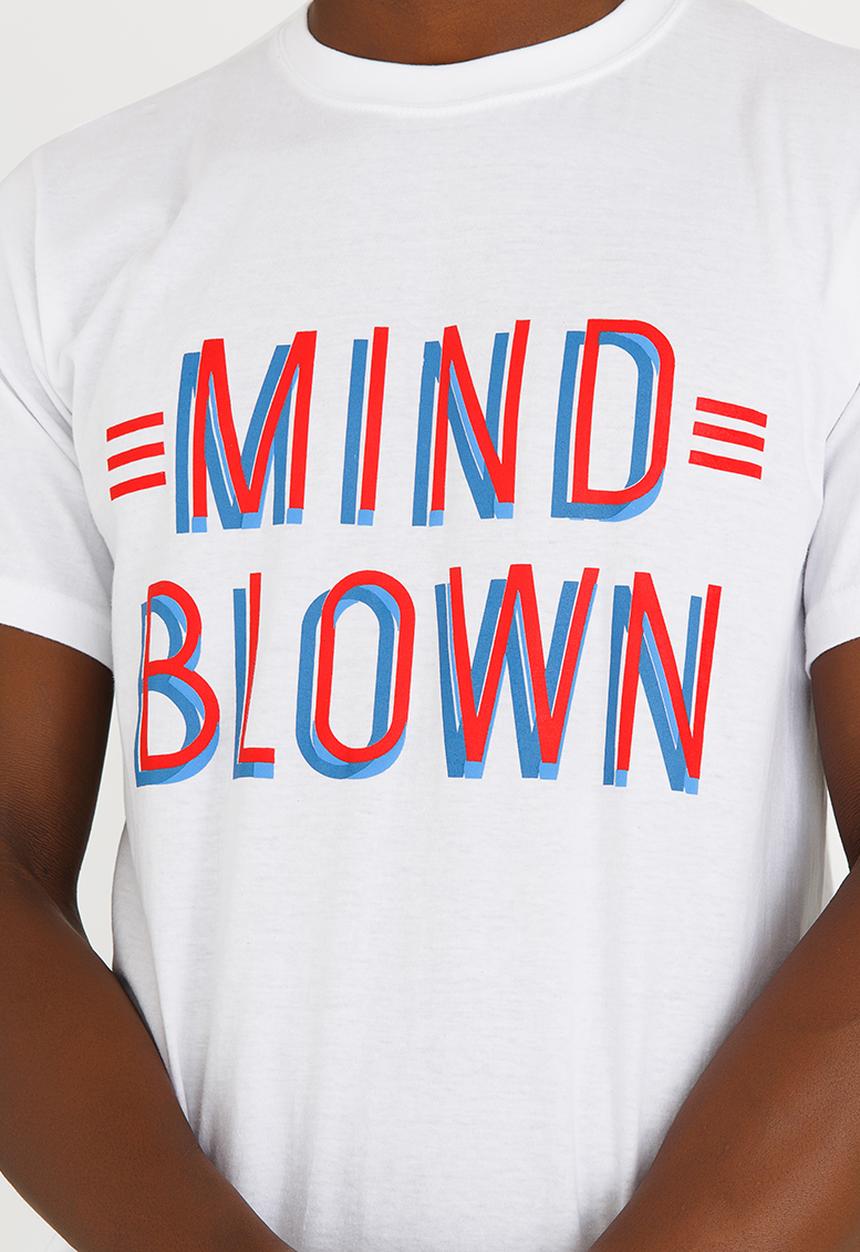 STYLE REPUBLIC - Mind Blown Tee White