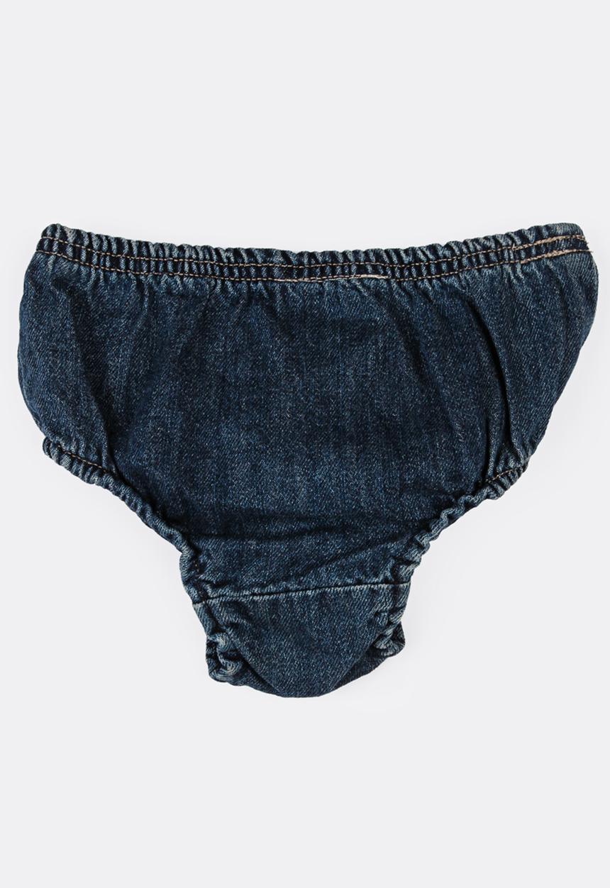 Pop Candy - Denim Diaper Cover Blue