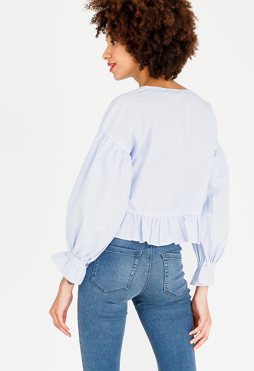 ONLY - Vigga Denim Blouse Pale Blue
