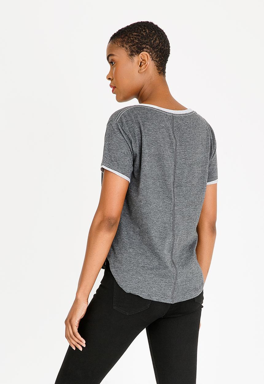 Roxy - Mountain Gang Tee Charcoal