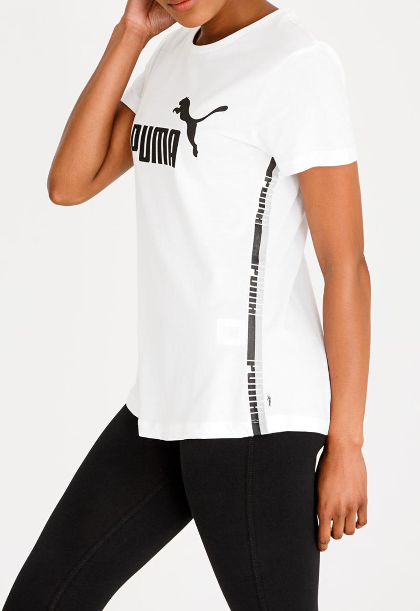 PUMA - Tape Detail Tee White