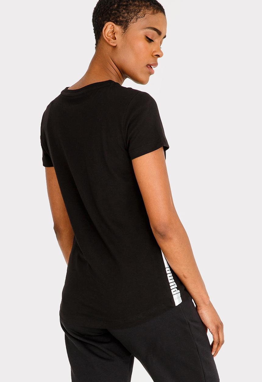 PUMA - Tape Detail Tee Black