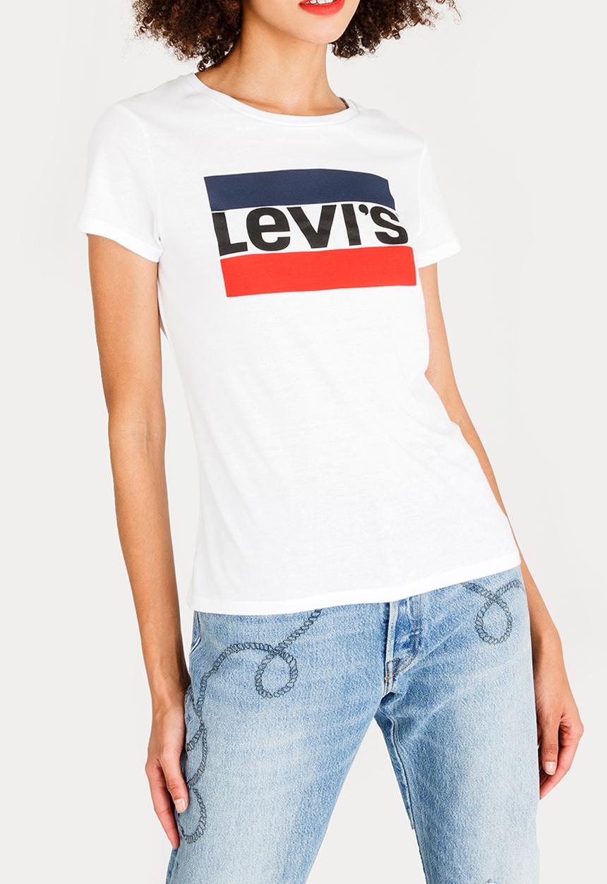 Levi’s® - Slim Crew Sportswear Tee White