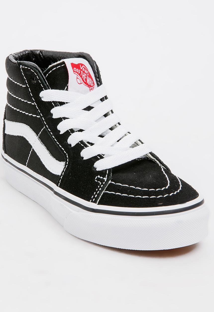 Vans - Jn Sk8 High Top Sneaker Black/True white
