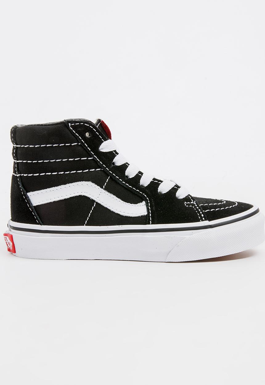 Vans - Jn Sk8 High Top Sneaker Black/True white