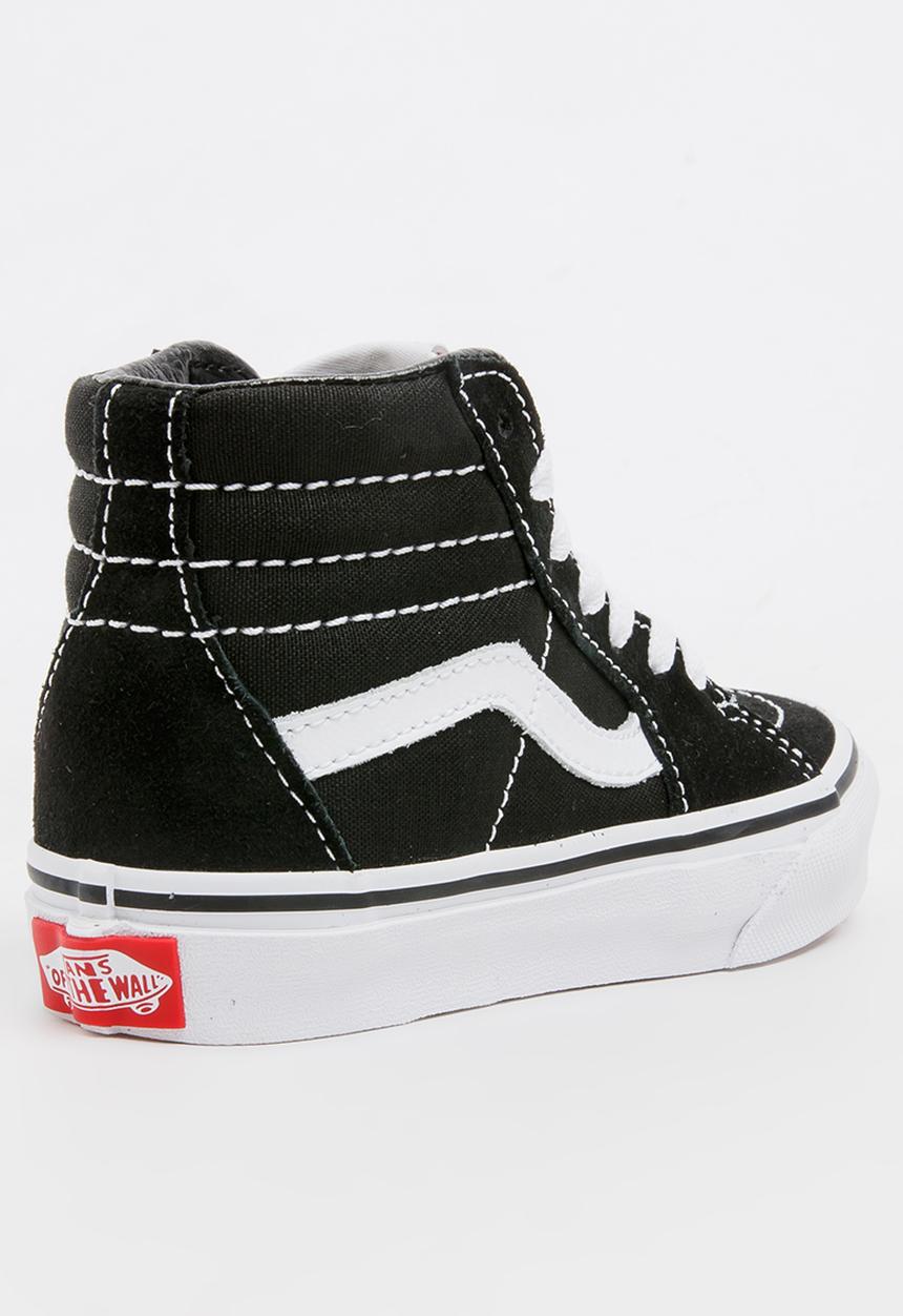 Vans - Jn Sk8 High Top Sneaker Black/True white