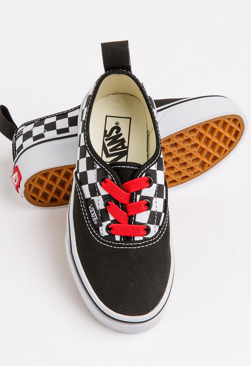 Vans - Vans Authentic elastic lace - black/red/white