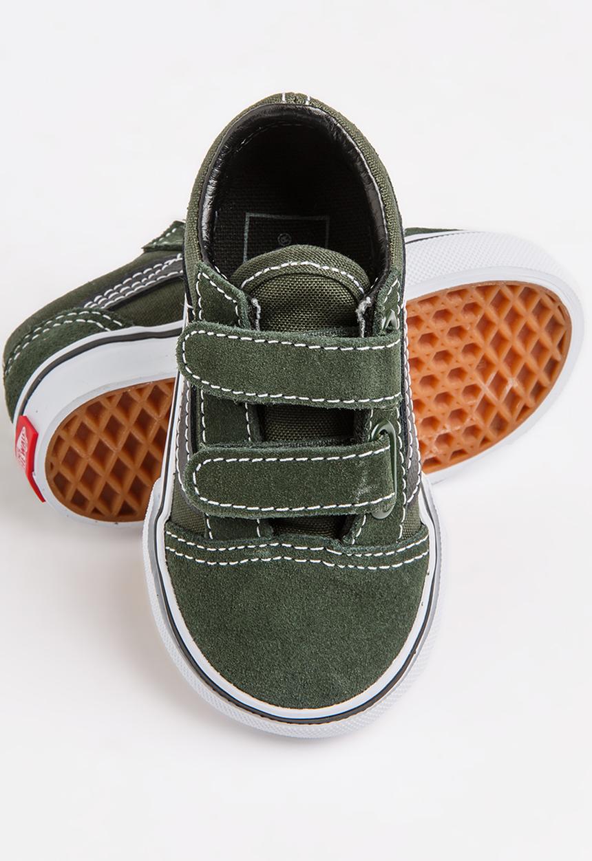Vans - Old Skool Velcro Strap Sneaker Khaki Green