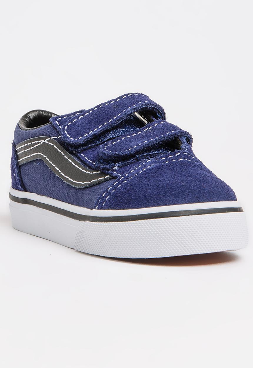 Vans - Old Skool Velcro Strap Sneaker Mid Blue