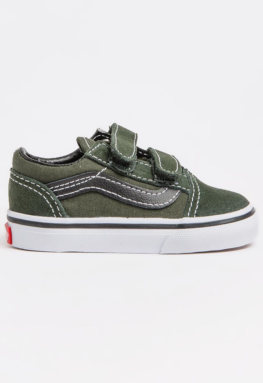 Vans - Old Skool Velcro Strap Sneaker Khaki Green