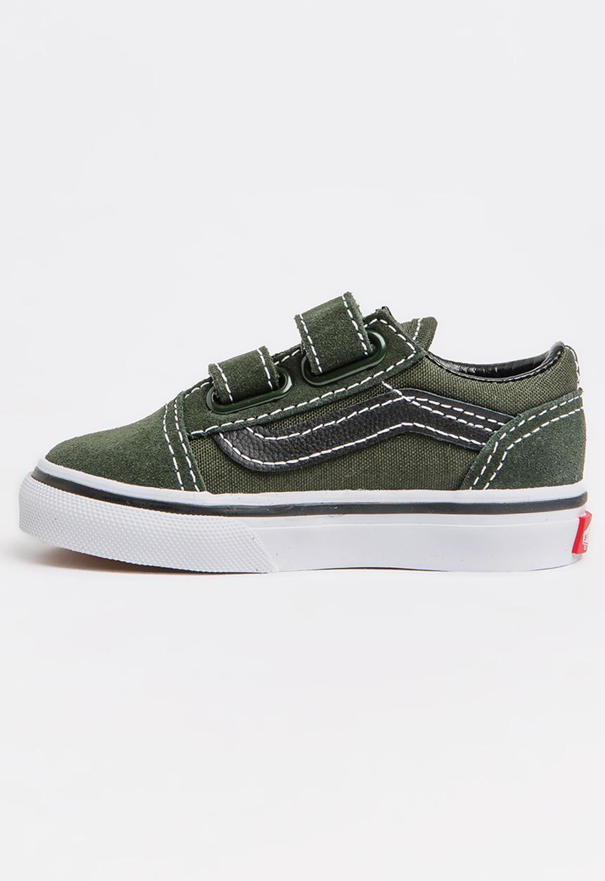 Vans - Old Skool Velcro Strap Sneaker Khaki Green