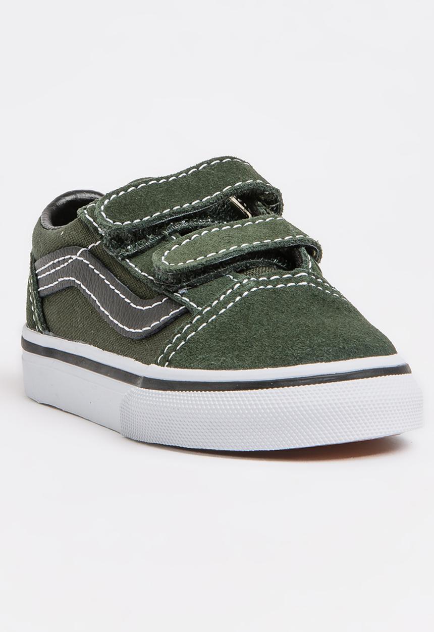 Vans - Old Skool Velcro Strap Sneaker Khaki Green