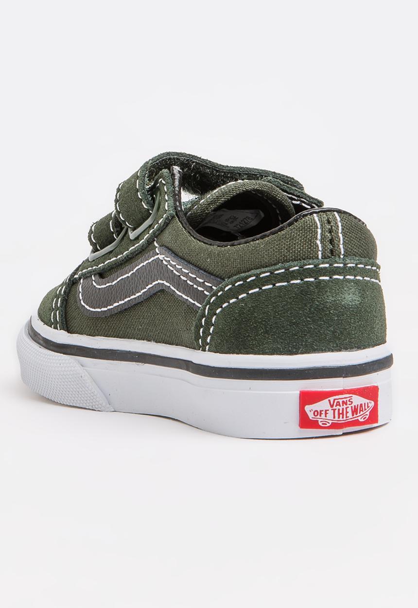 Vans - Old Skool Velcro Strap Sneaker Khaki Green