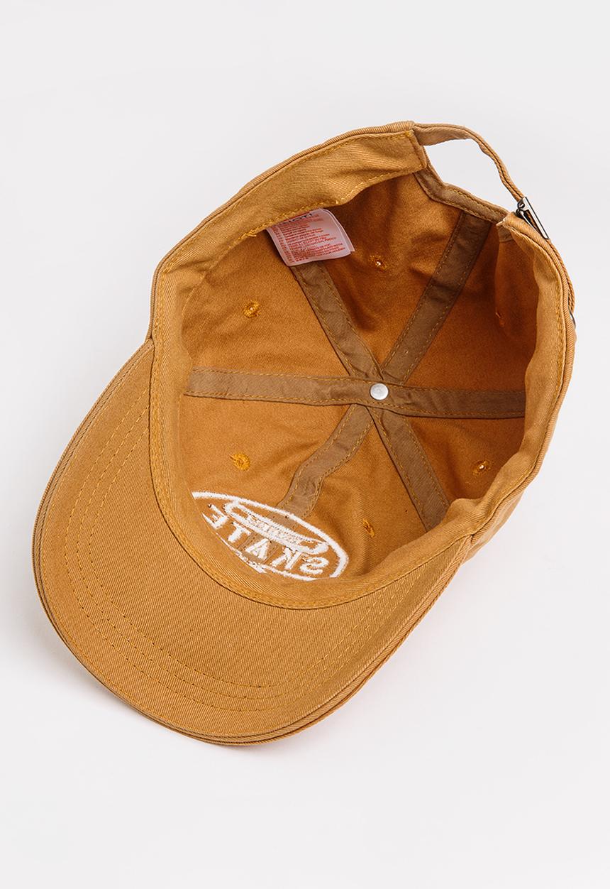MINOTI - Baseball Peak Cap with Front Tonal Embroidery Camel