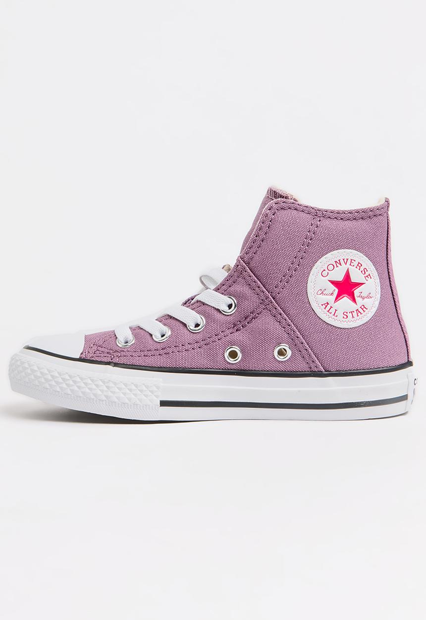 Converse - Chuck Taylor All Star Pull Zip  Sneaker Mid Purple