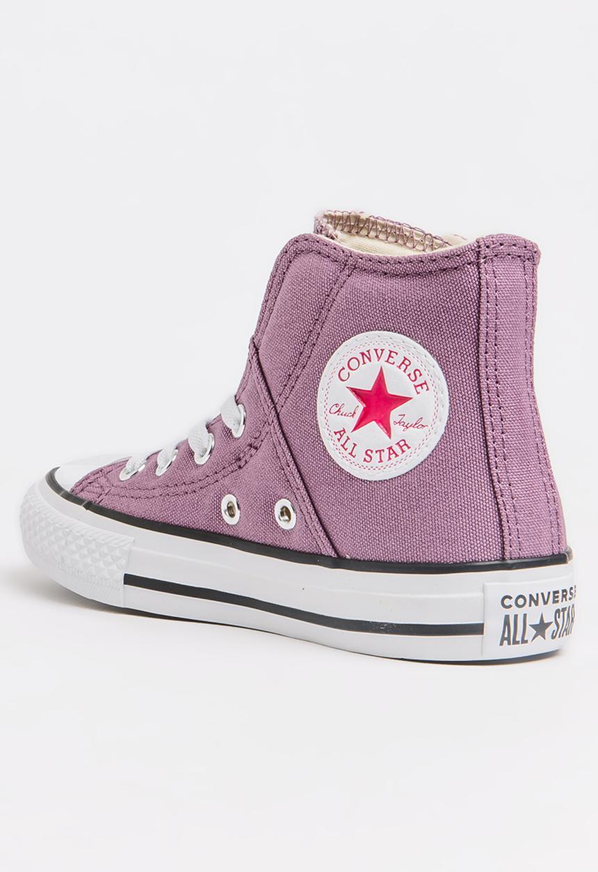 Converse - Chuck Taylor All Star Pull Zip  Sneaker Mid Purple