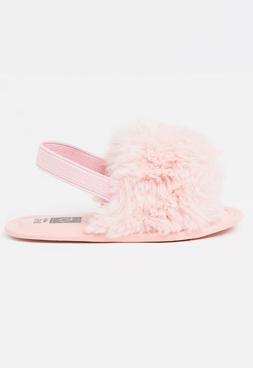 Pop Candy - Fluffy Sandal Mid Pink