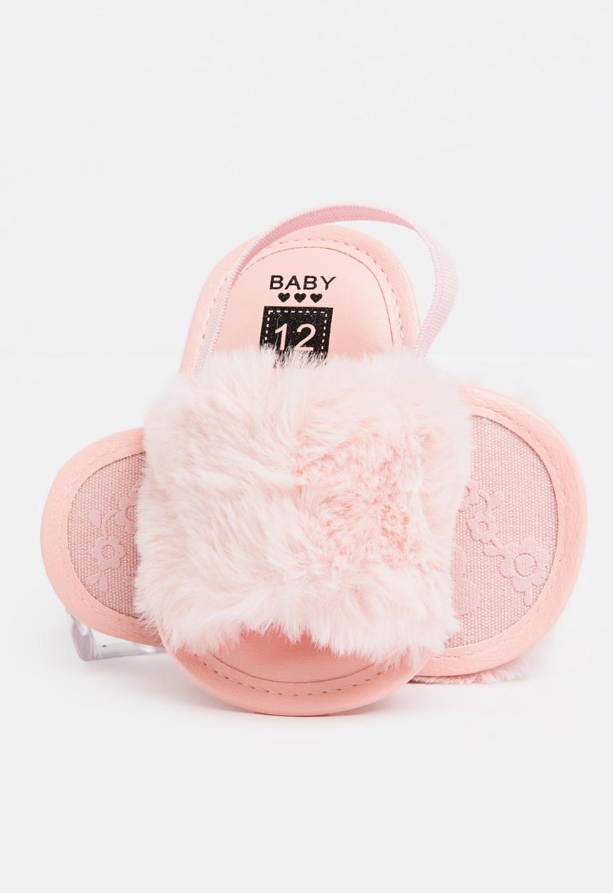 Pop Candy - Fluffy Sandal Mid Pink